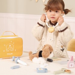 Viga Drevený veterinársky set PolarB – 12 dielov