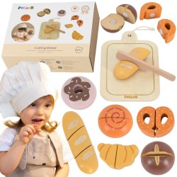 Viga Drevené pečivo na krájanie PolarB – Raňajkový set