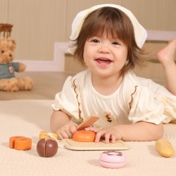 Viga Drevené pečivo na krájanie PolarB – Raňajkový set