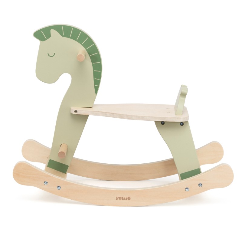 VIGA Drewniany Konik na Biegunach