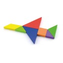 VIGA Tangram Drewniana Gra Logiczna Układanka Certyfikat FSC