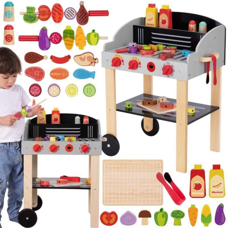 Woopie Green Drevený gril – 24 dielov