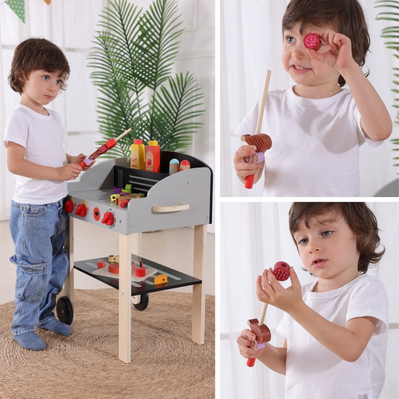 Woopie Green Drevený gril – 24 dielov