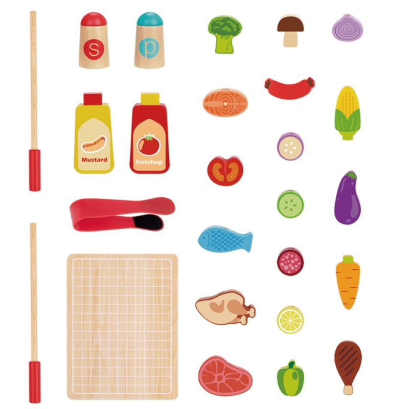 Woopie Green Drevený gril – 24 dielov