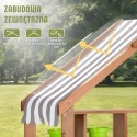 Woopie Green Drevená záhradná kuchynka – Bahenná so strieškou