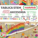 MASTERKIDZ Wolnostojąca Tablica Naukowa Kreatywna STEM 166 x 125 + Zestaw Akcesoriów