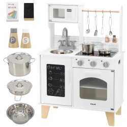 Viga Drevená detská kuchynka PolarB – Svetelné a zvukové efekty