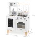 Viga Drevená detská kuchynka PolarB – Svetelné a zvukové efekty