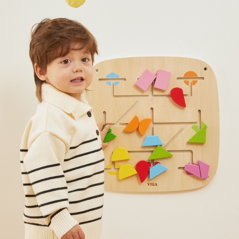Viga Drevený nástenný panel 16 prvkov – Vytváranie tvarov a vzorov