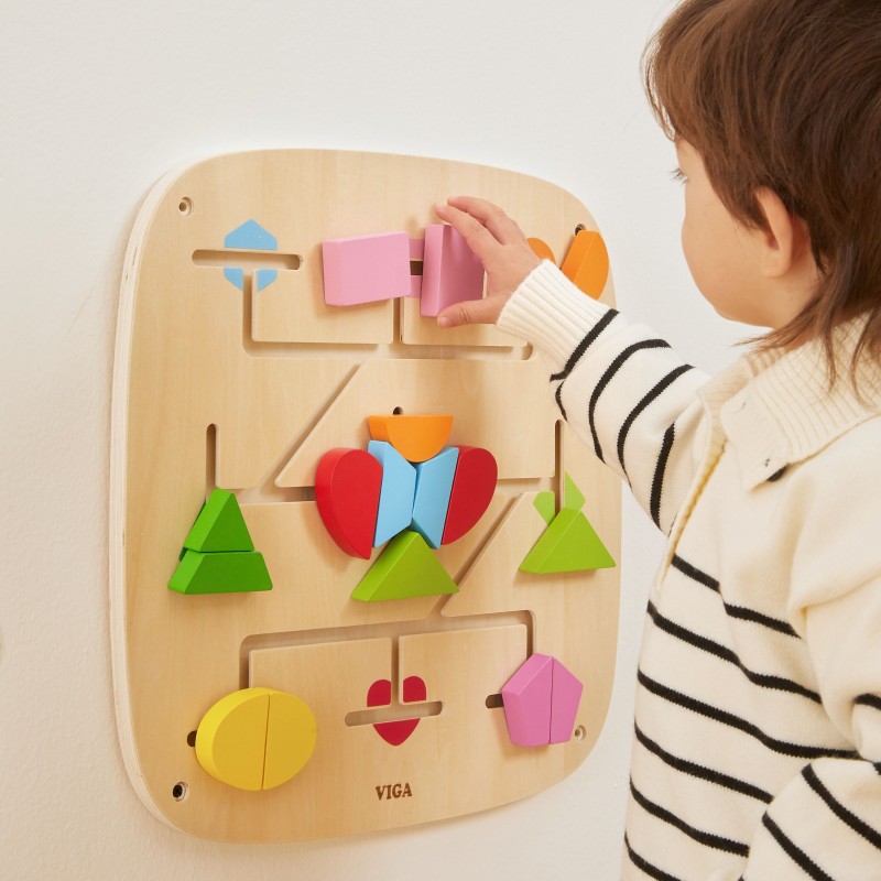 Viga Drevený nástenný panel 16 prvkov – Vytváranie tvarov a vzorov