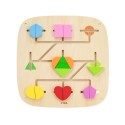 Viga Drevený nástenný panel 16 prvkov – Vytváranie tvarov a vzorov