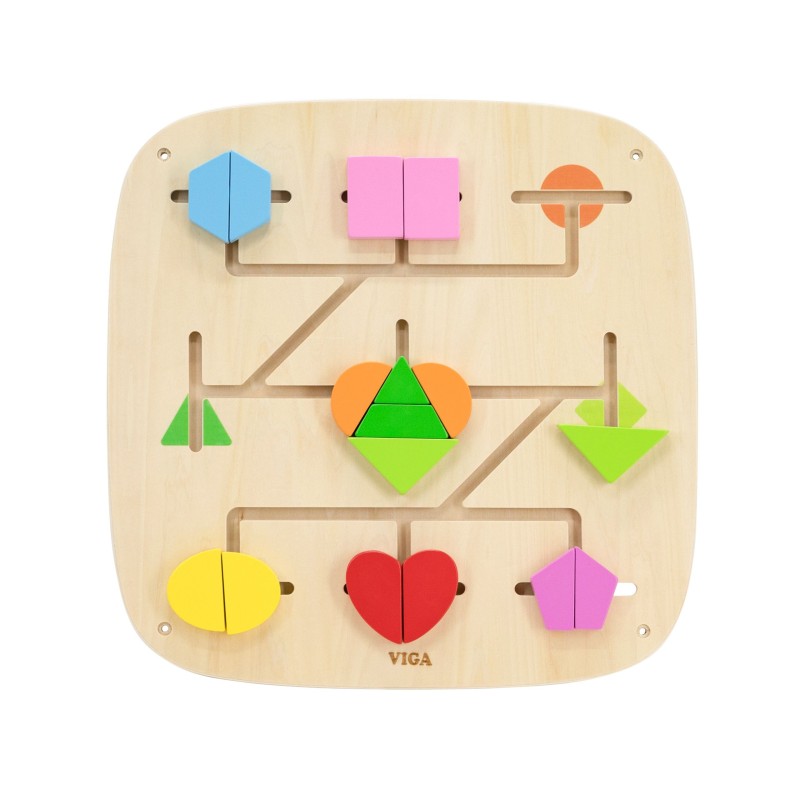 Viga Drevený nástenný panel 16 prvkov – Vytváranie tvarov a vzorov