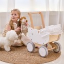 VIGA Drewniany Wózek dla Lalek z Gondolą