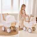 VIGA Drewniany Wózek dla Lalek z Gondolą