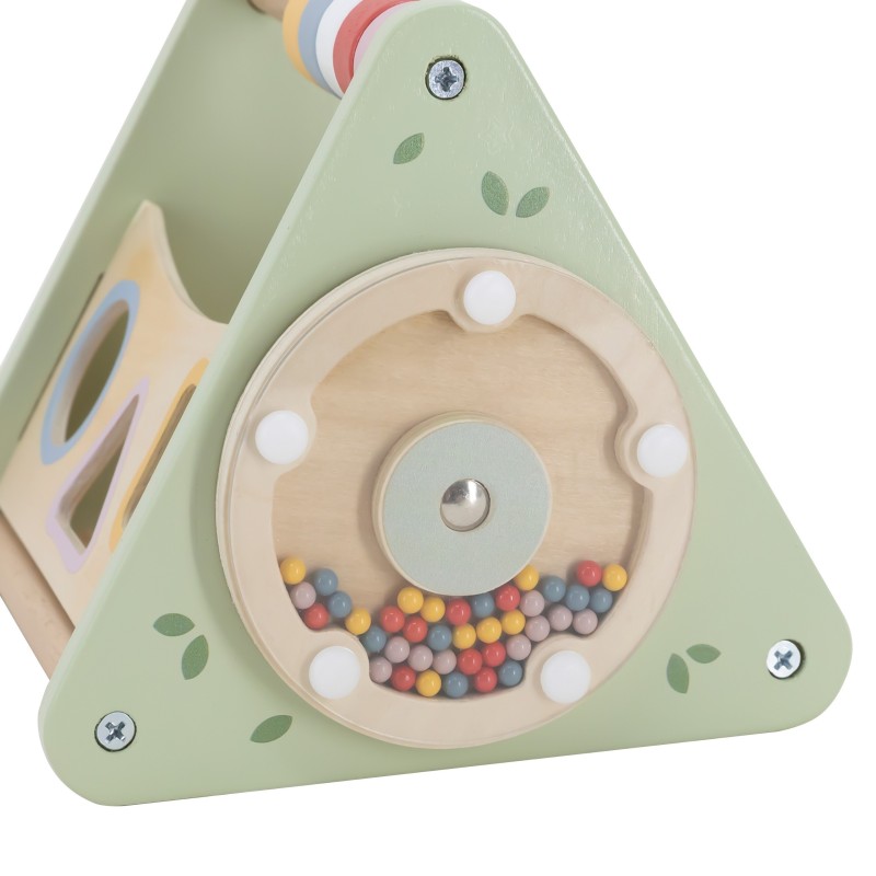 Viga Drevený edukačný trojuholník 5v1 – Kompaktné centrum na rozvoj motoriky