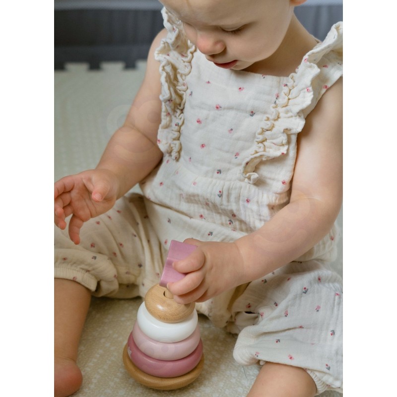 VIGA PolarB Drewniana Piramidka Edukacyjna - Lisek