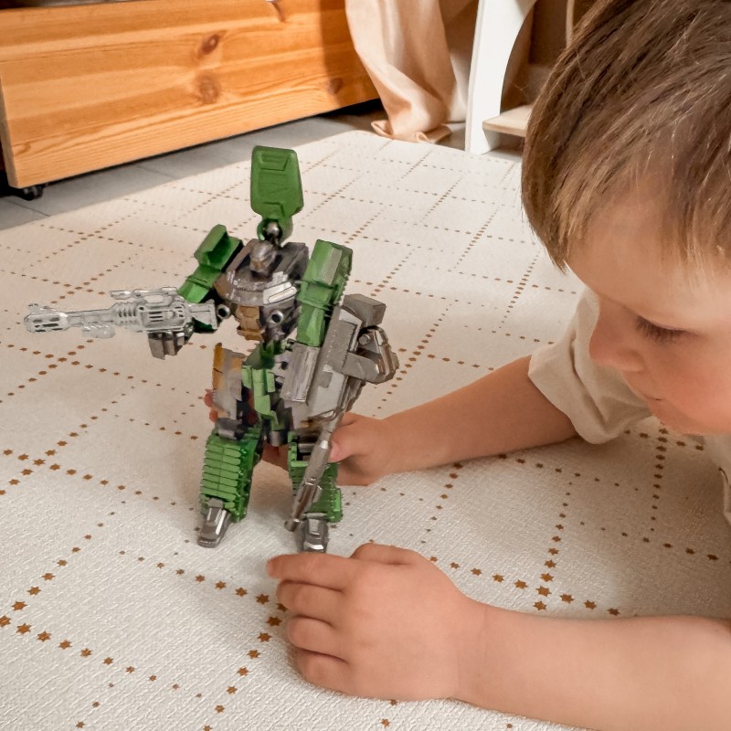 WOOPIE Robot Transformujący SILVER BLADE 2w1 Czołg