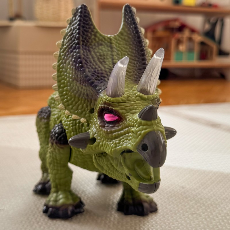 WOOPIE Dinozaur Zdalnie Sterowany RC Robot Triceratops