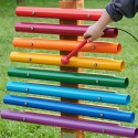 Masterkidz Detská dúhová hudobná veža s rúrkovými zvončekmi