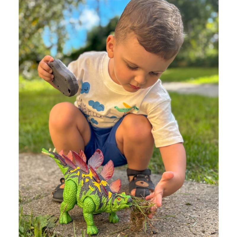 WOOPIE Dinozaur Zdalnie Sterowany RC Robot Stegozaur