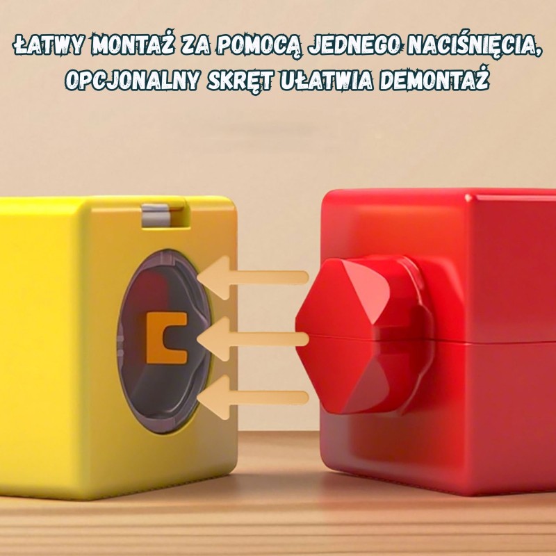 Woopie Magnetická antigravitačná kocková dráha Magic Cube Train – 68 ks