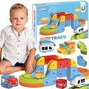 Woopie Magnetická antigravitačná kocková dráha Magic Cube Train – 18 ks