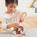 VIGA PolarB Drewniana Zabawka Konstrukcyjna Jeżyk ze Śrubkami Montessori