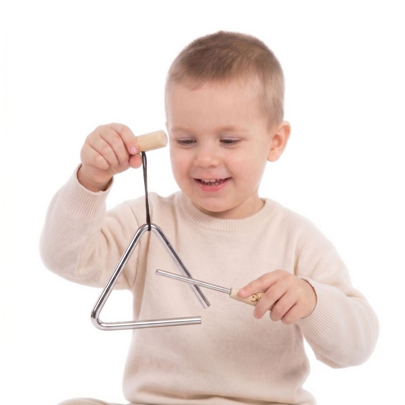CLASSIC WORLD EDU Instrument Muzyczny Trójkąt dla Dzieci