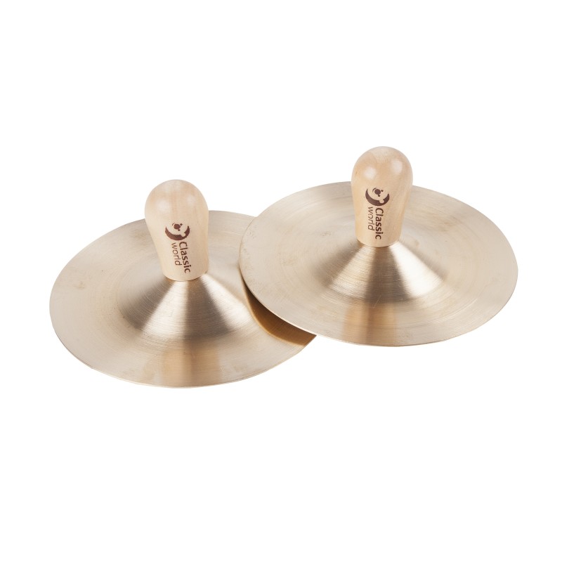 CLASSIC WORLD EDU Instrument Muzyczny Talerze Perkusyjne (15 cm) dla Dzieci 2 szt.