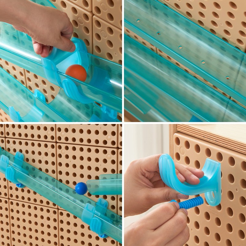 Masterkidz Vodná a guľôčková dráha pre STEM tabule – 48 ks