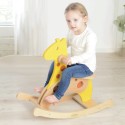 MASTERKIDZ Drewniana Żyrafa Na Biegunach Bujak