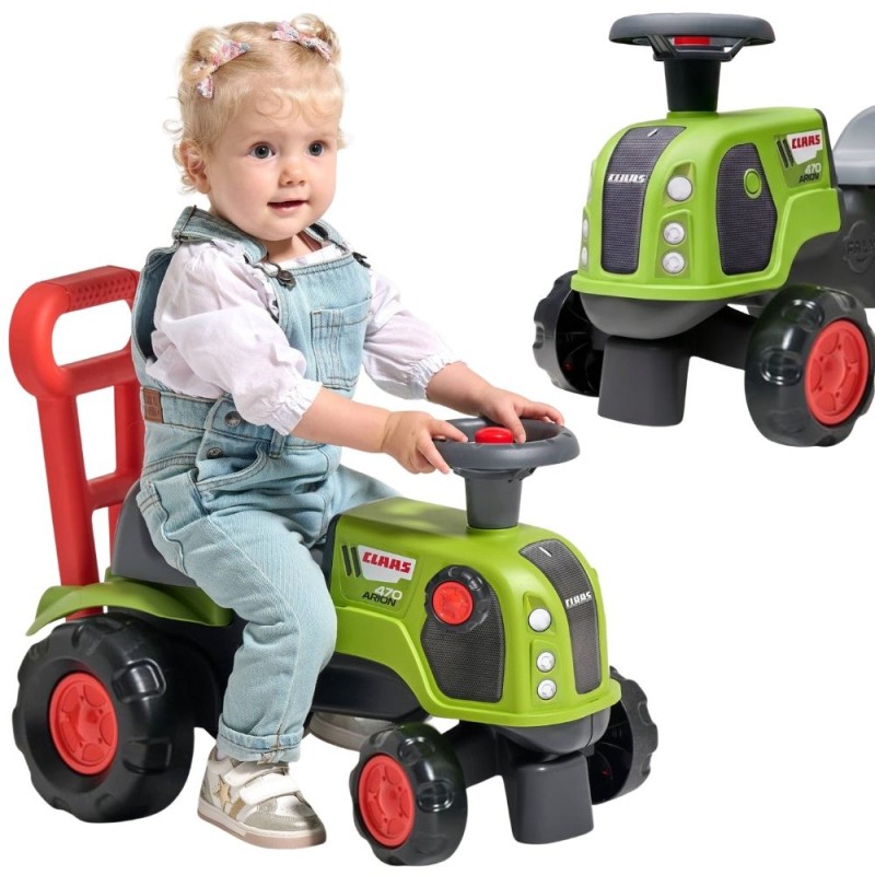 FALK Jeździk Traktor Pchacz Baby Claas Arion 470 z Klaksonem