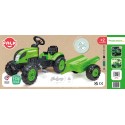FALK Country Farmer Traktorek na Pedały z Przyczepką Zielony 2-5 lat