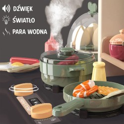 Woopie Interaktívna kuchynka s parou a tečúcou vodou 88 ks