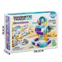 Woopie Magnetická 3D železničná dráha s príťažlivým efektom – 54 ks