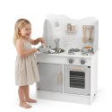 VIGA PolarB Drewniana Kuchnia z Akcesoriami Eco Gray Szara Dla Dzieci Prezent
