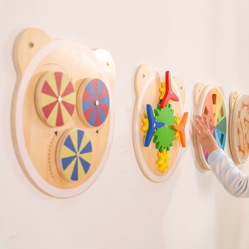 VIGA Drewniana Tablica Kolory Certyfikat FSC Montessori