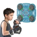 WOOPIE Inteligentný hudobný boxerský terč 4 Boxing Target – Modrý s Bluetooth, LED podsvietením