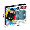 WOOPIE Inteligentný hudobný boxerský terč 4 Boxing Target – Modrý s Bluetooth, LED podsvietením