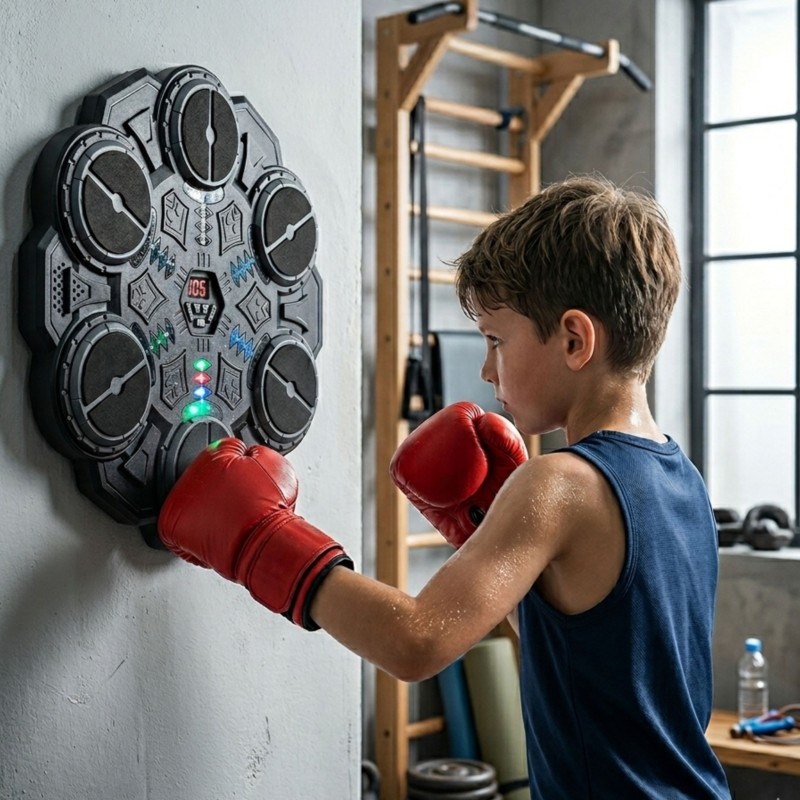 WOOPIE Inteligentný boxerský terč 6 Boxing Target – S Bluetooth a LED podsvietením