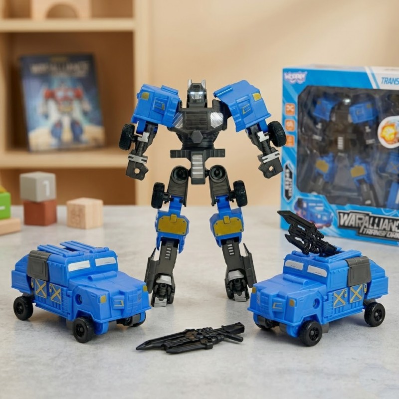 WOOPIE Robot Transformujący 2w1 Pojazd Bojowy
