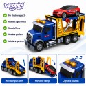 WOOPIE Laweta Ciężarówka Transporter Z Autkiem Światło Dźwięk Skala 1:14