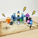 Woopie Magnetická stavebnica Pixelový zámok 64 ks – 3D pixelové kocky