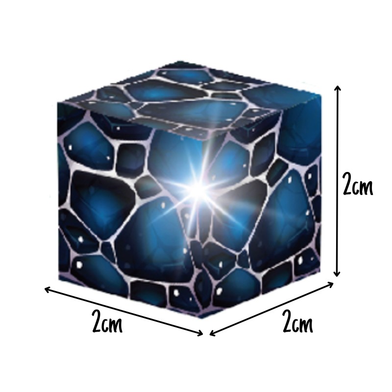 Woopie Magnetická stavebnica Pixelový zámok 64 ks – 3D pixelové kocky