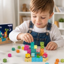 Woopie Magnetická stavebnica Kocky Oceán 63 ks – 3D pixelové kocky