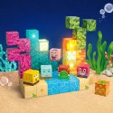 Woopie Magnetická stavebnica Kocky Oceán 63 ks – 3D pixelové kocky