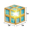 Woopie Magnetická stavebnica Kocky Oceán 63 ks – 3D pixelové kocky