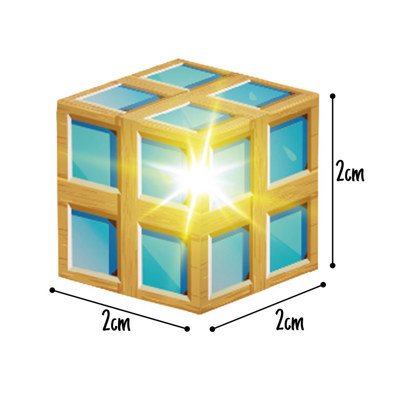 Woopie Magnetická stavebnica Kocky Oceán 63 ks – 3D pixelové kocky