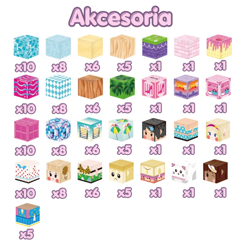 Woopie Magnetická stavebnica Kocky 86 ks – 3D pixelové kocky v Montessori štýle