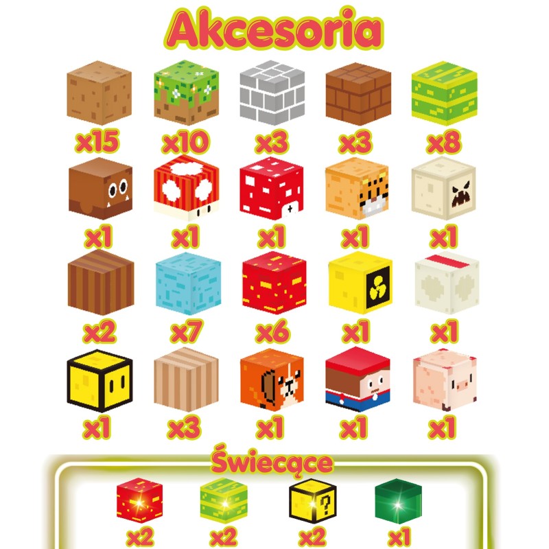 Woopie Magnetická stavebnica Les 75 ks – 3D pixelové kocky